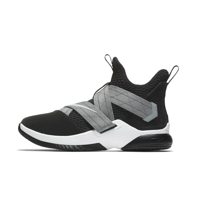 Nike LeBron Zoom Soldier 12 Air Raid Black/White (AO4054-004)