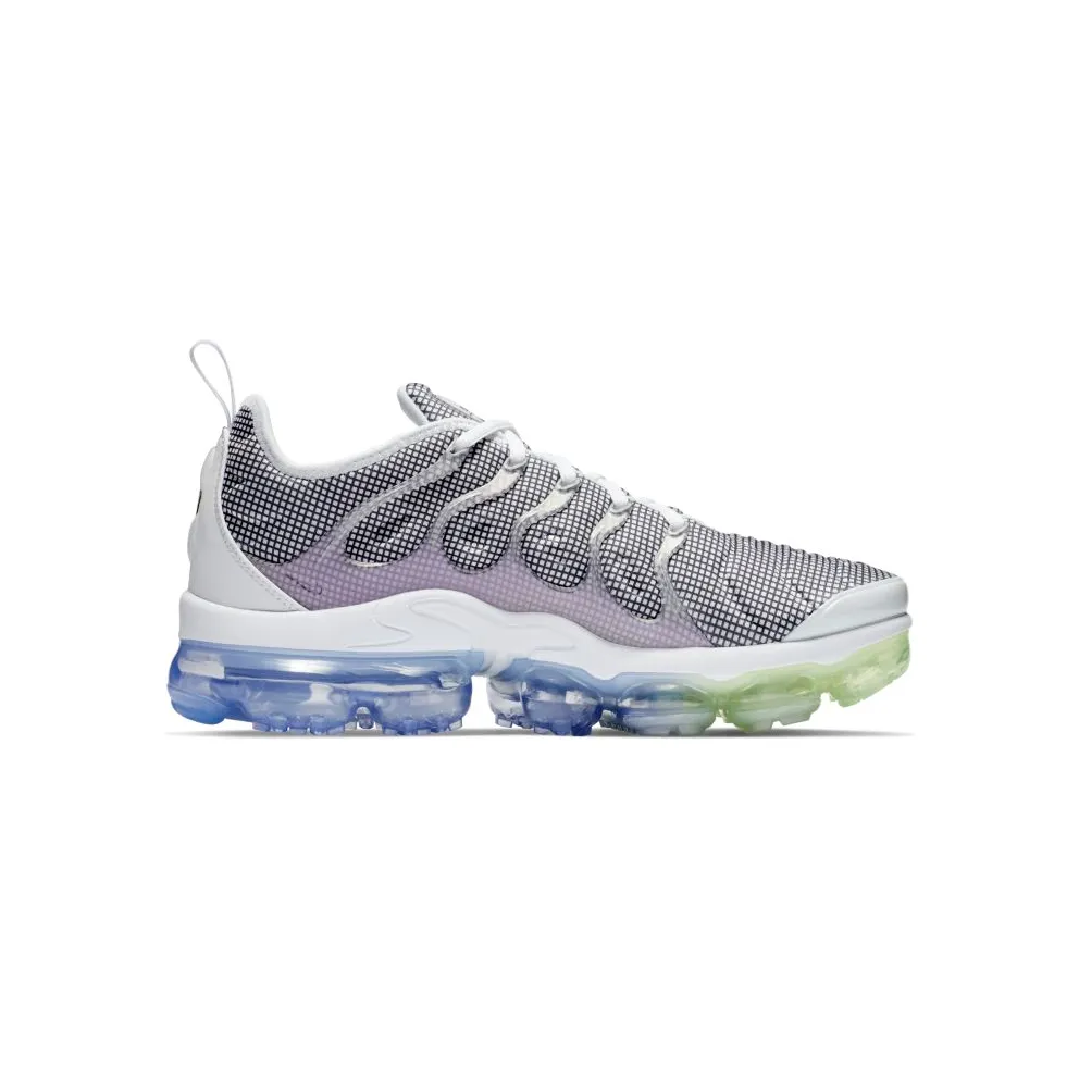 Nike Air VaporMax Plus Grid Print White/Aluminum-Barely Volt-Black (924453-105)