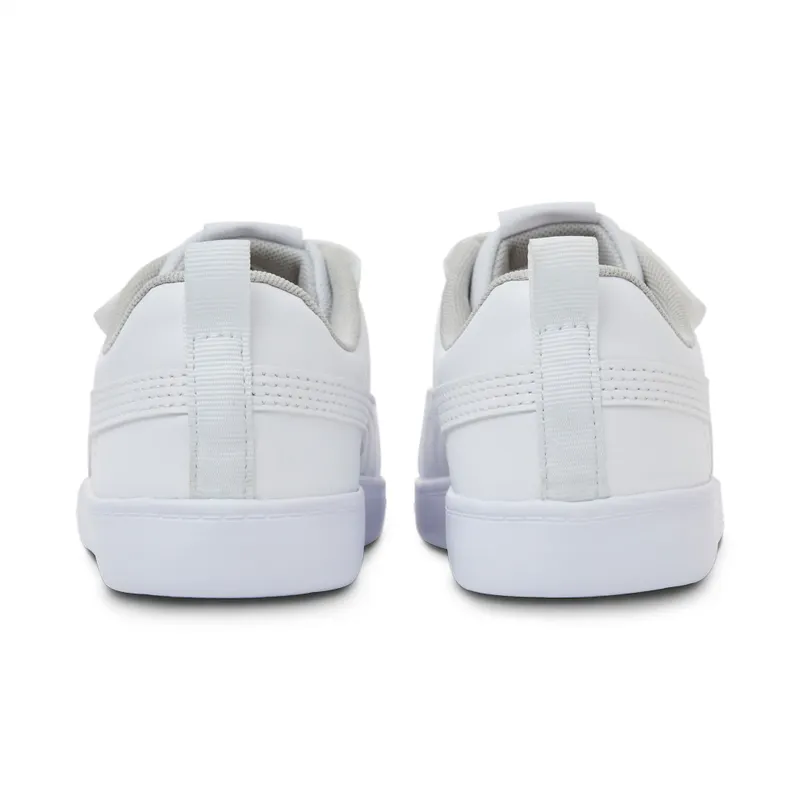PUMA Courtflex V2 Kids’ White/Gray Violet (371543-04)