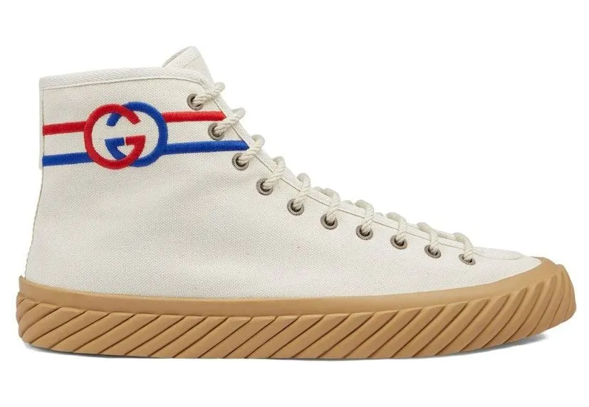 Gucci Interlock G High-Top White Red Blue (703033 9ARZ0 9097)
