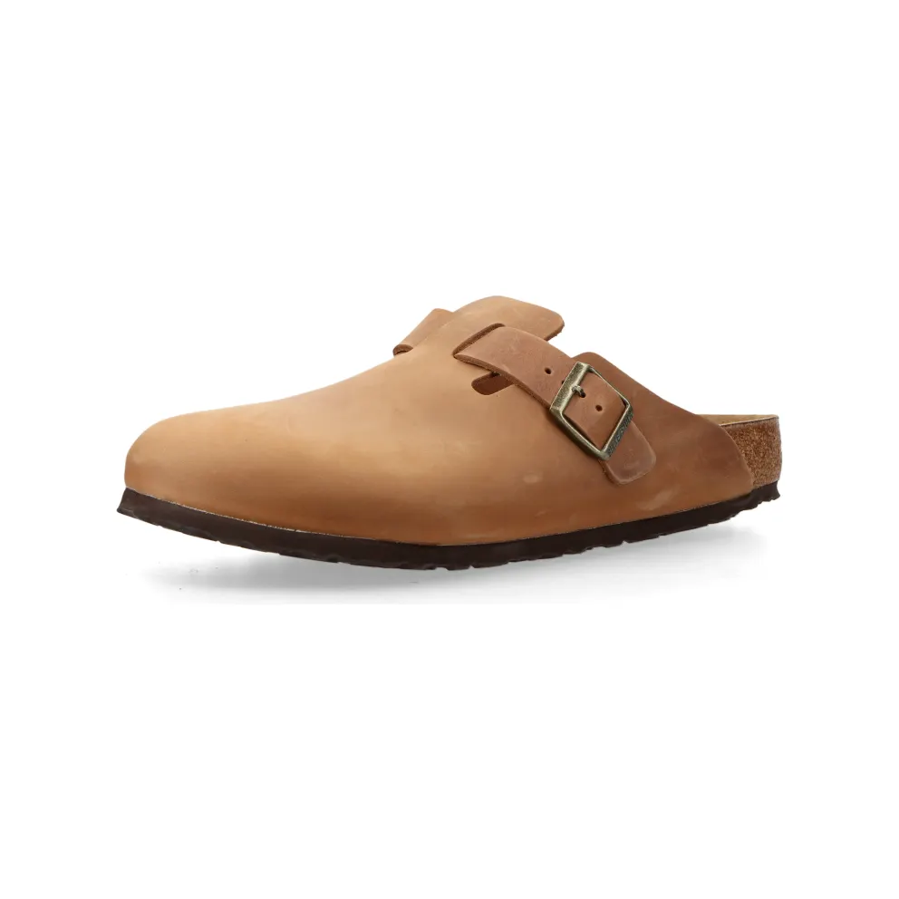 Birkenstock Boston Natural Leather Oiled “Cognac” – 1028179