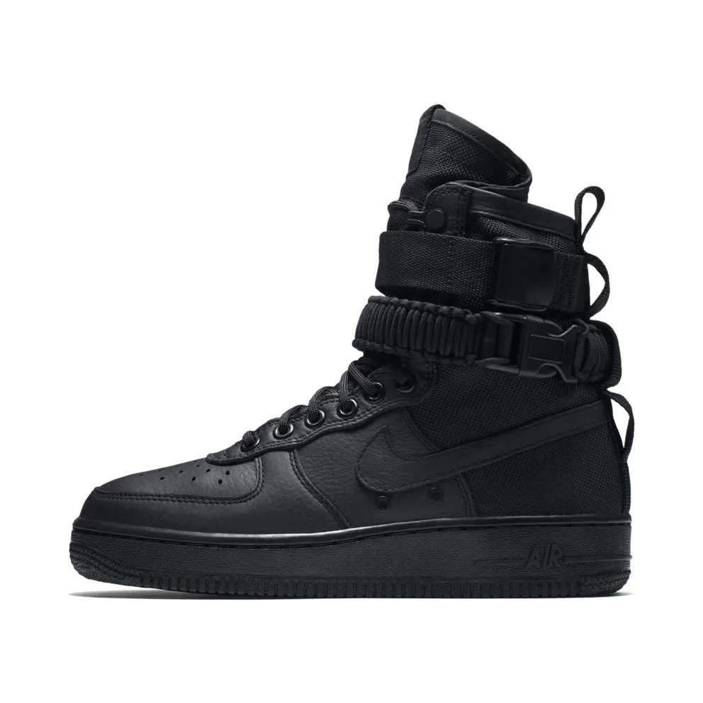 Nike SF Air Force 1 High Triple Black (W) Black/Black (857872-002)