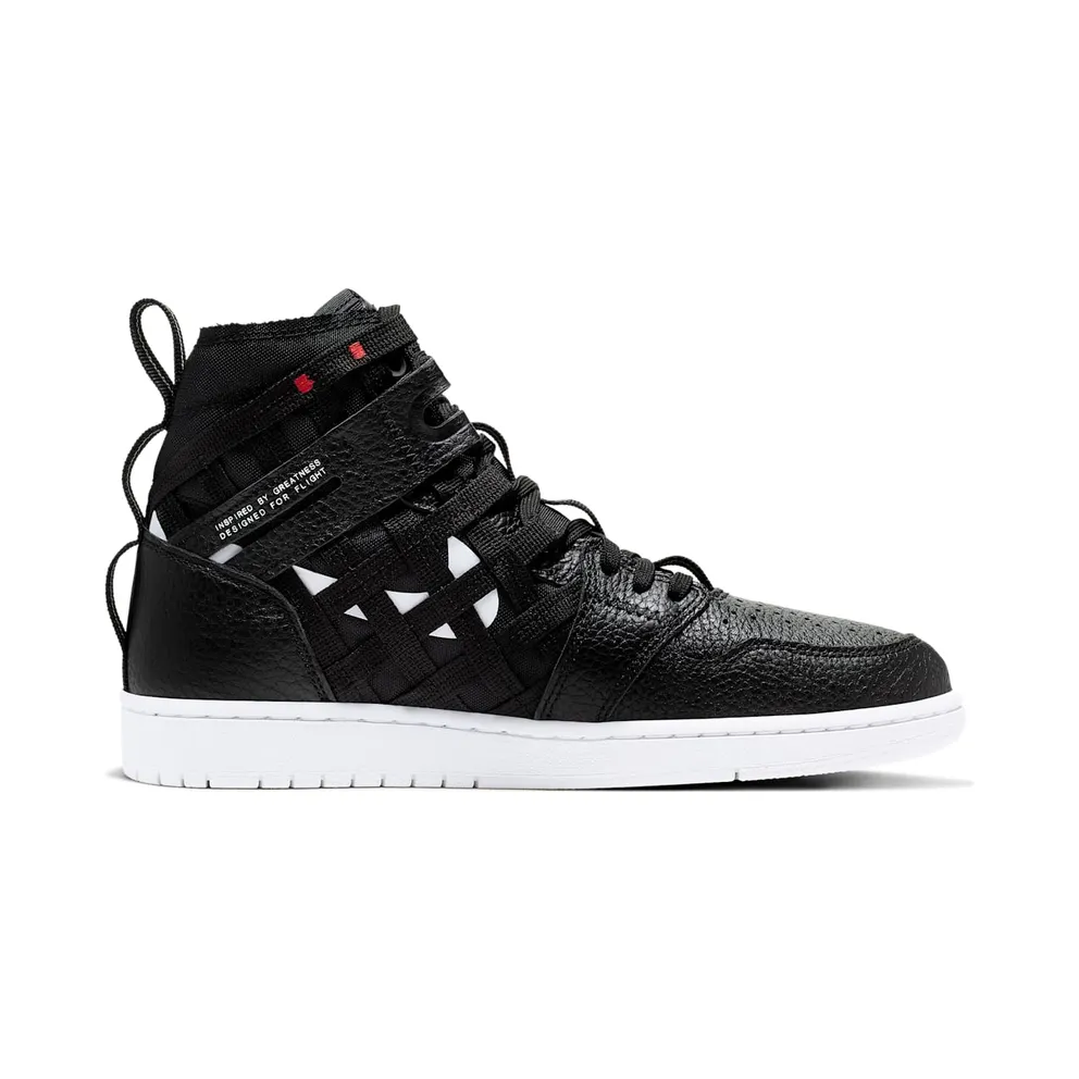 Jordan 1 Cargo Black White Black/White-Metallic Silver-Orange Blaze-University Red (CD6757-001)
