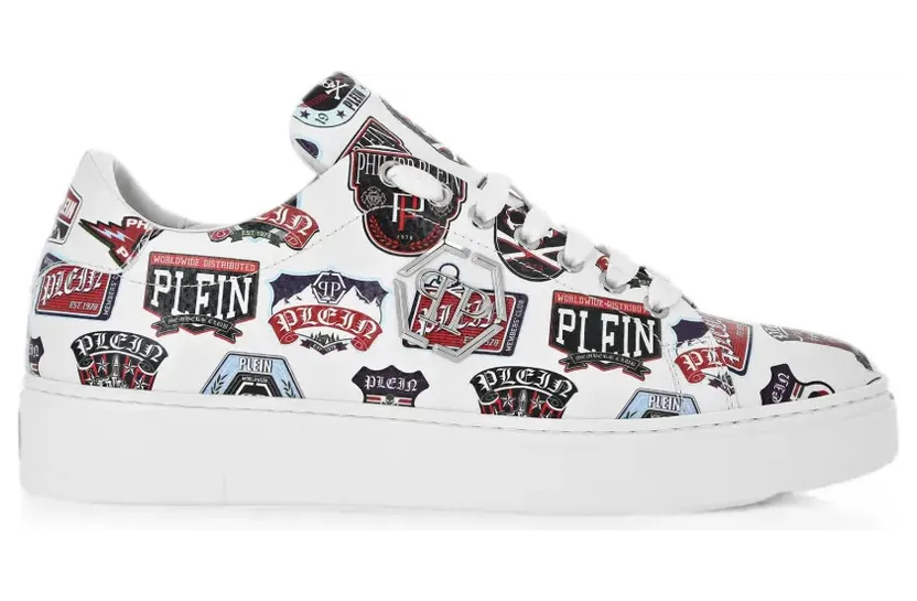 Philipp Plein Carson Patches – White (UAFSMSC4119PLE010N)