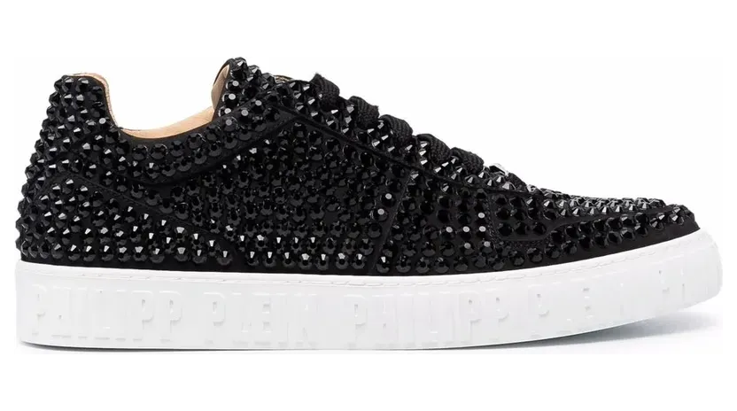 Philipp Plein King Power verfraaid with studs – Black (SABSMSC3293PLE010N)