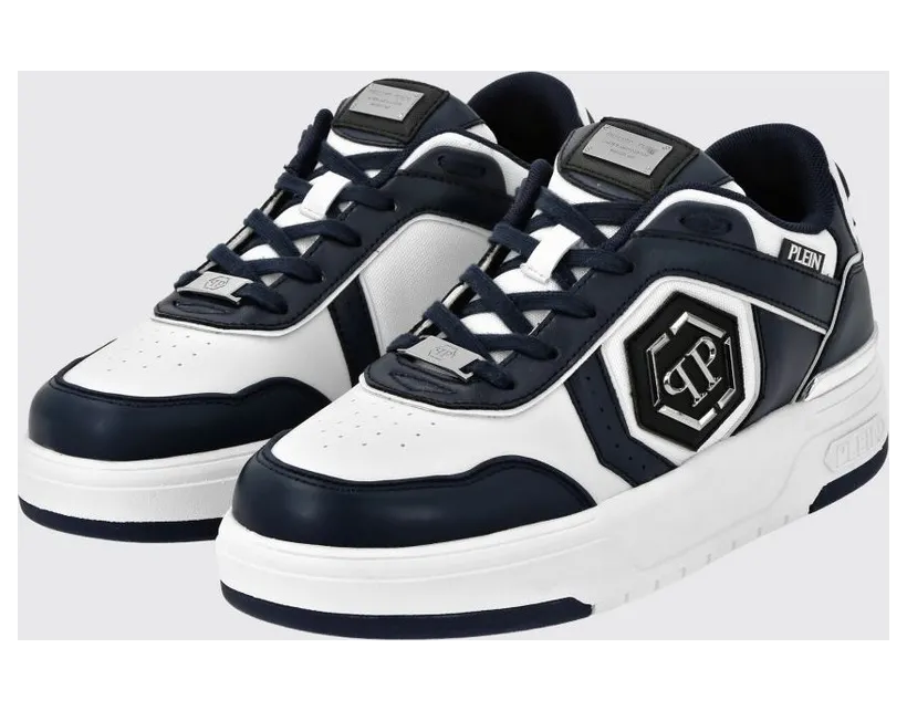 Philipp plein Leather and Mesh Blue (SAESUSC0766PTE120N14)