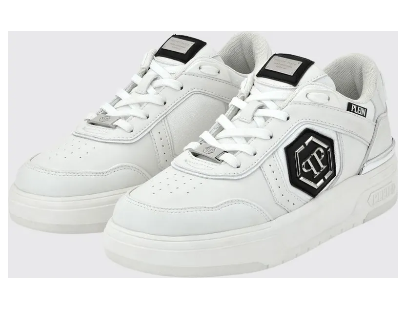 Philipp plein Leather and Mesh White (SAESUSC0766PTE120N01)