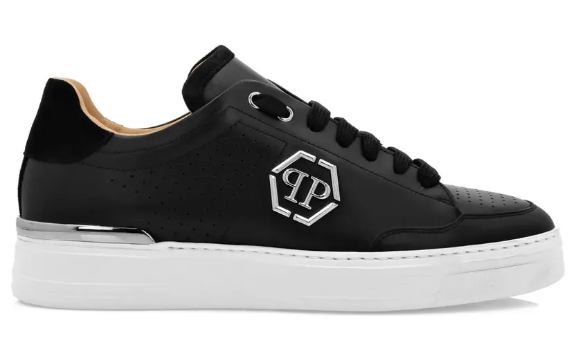 Philipp Plein Leren with logoprint – Black (SADSUSC0538PLE022N)
