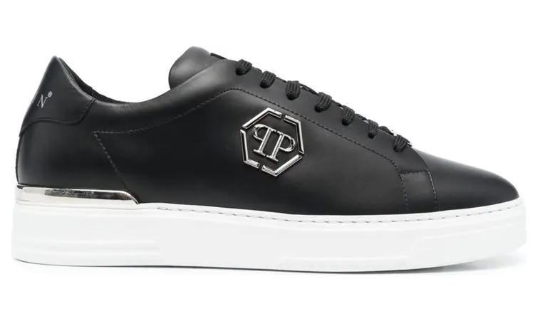 Philipp Plein Logo-plaque Low-top “Black” (USC0379 PLE075N 02)