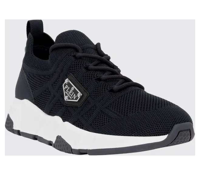 Philipp plein Low-Top Technical Mesh with Elasticized Ankle Blue (UAFSUSC1076PTE003N14)