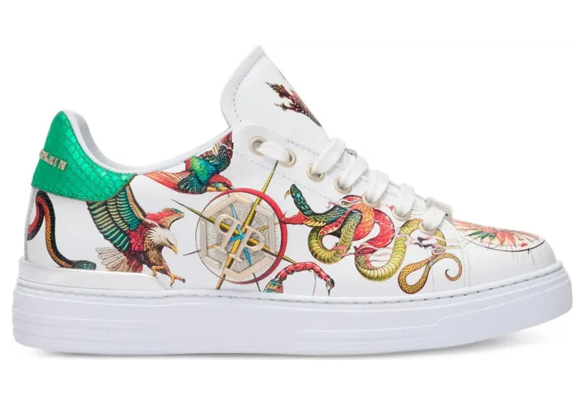 Philipp Plein Low-top with print – Black (SAFSUSC0902PLE005N)