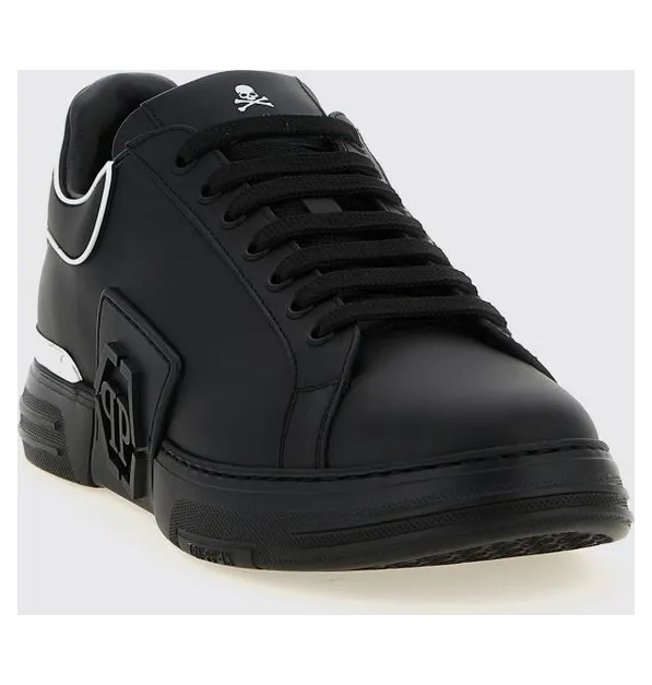 Philipp plein Phantom Kick$ Leather Black (SAFSUSC0904PLE005N0202)