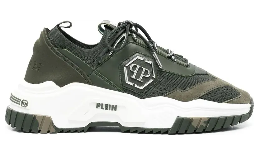 Philipp Plein Predator with logoplakkaat – Grey (FABSUSC0248PTE003N)