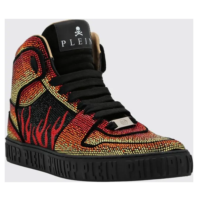 Philipp plein Suede with Rhinestones Black (PADSMSC3924PLE010N0221)