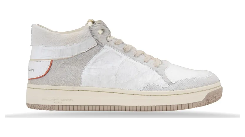 Philippe Model Arles High “White/Grey/Orange” (ARHU TYV1)