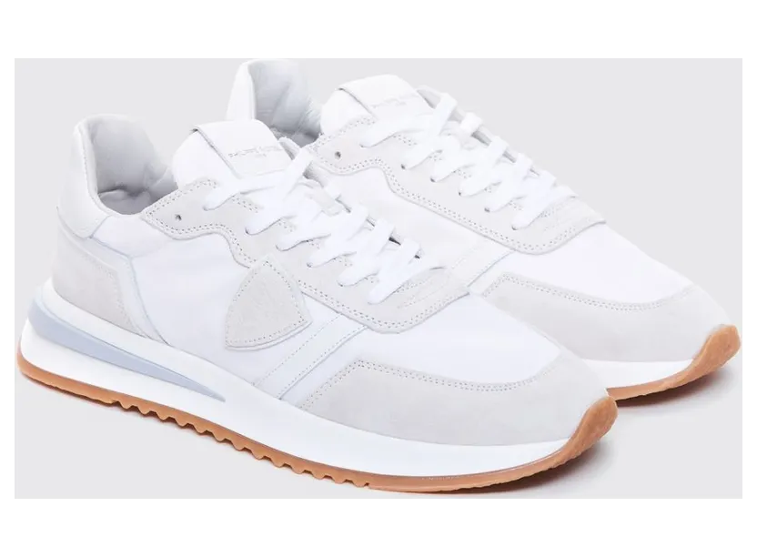 Philippe Model Low-Top in Calf Leather and Mesh with Bicolor Design White 1 (TYLUW001)