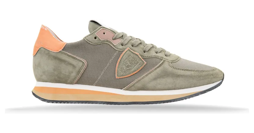 Philippe Model Mondial “Olive/Coral” (TZLU WU03)