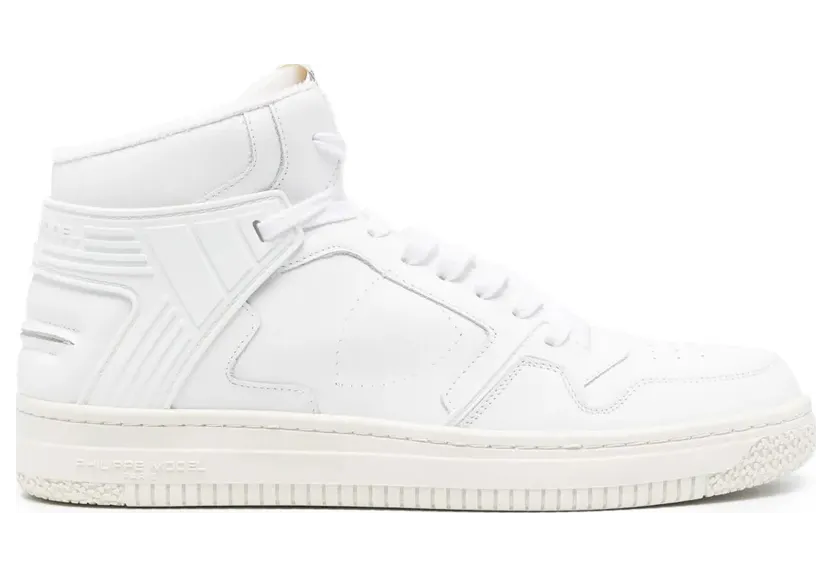 Philippe Model Paris La Grande leren – White (LGMUV002)