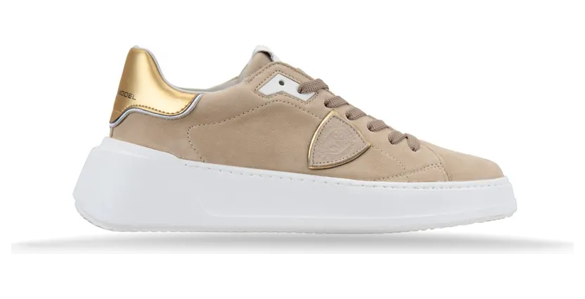 Philippe Model Tres Temple “Beige/Gold” (BJLD NB03)