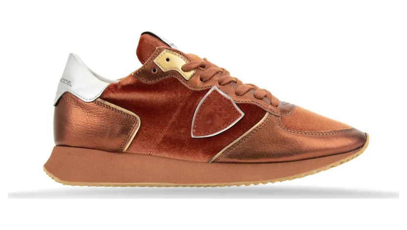 Philippe Model Velour “Orange/Silver” (TZLD EV14)