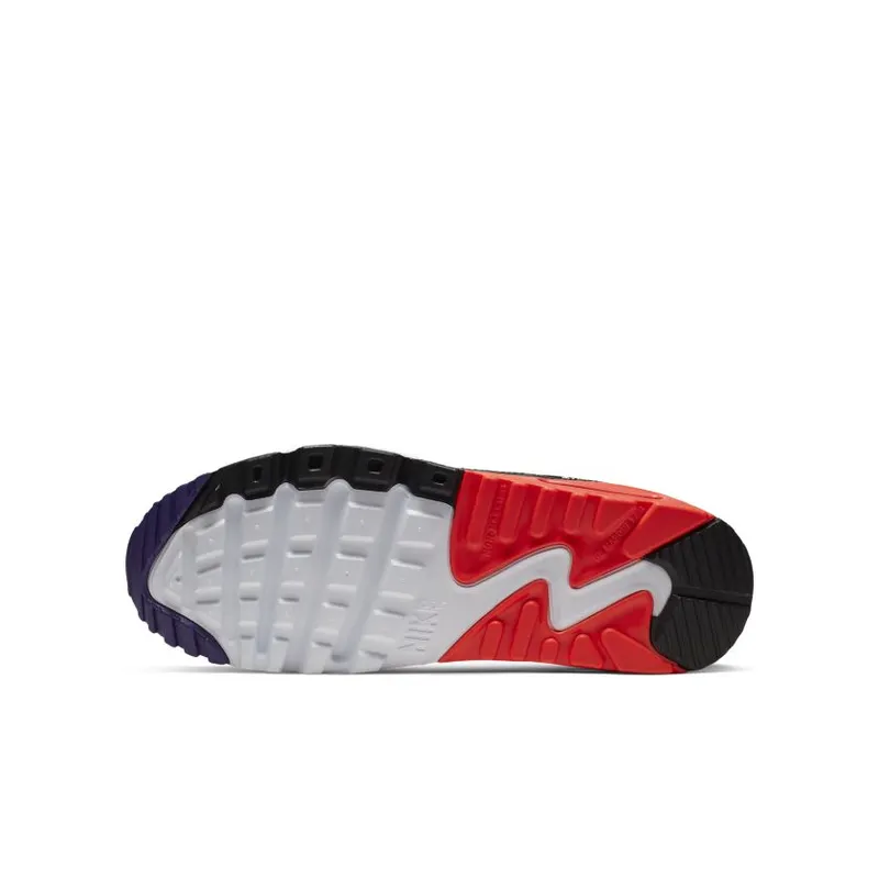 Nike Air Max 90 LTR White Crimson (GS) White/Crimson/Black (833412-117)