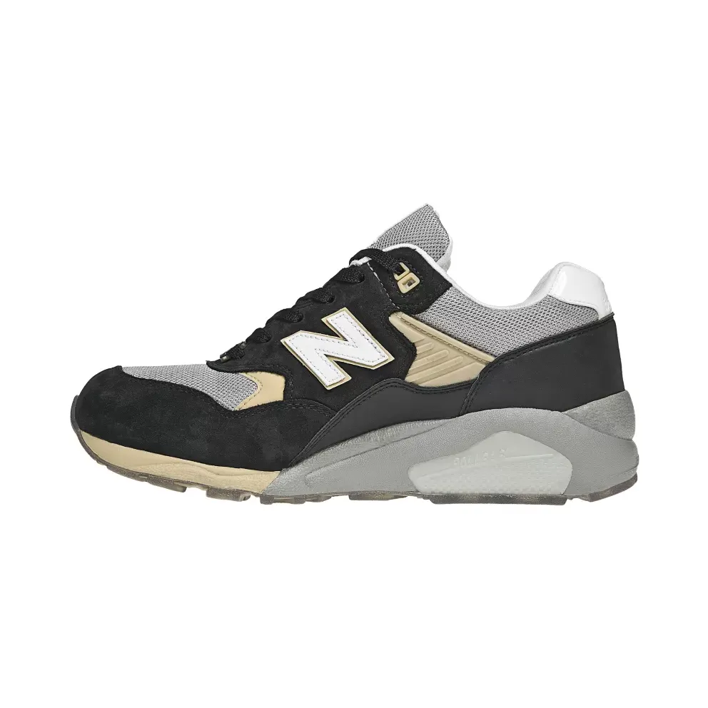 New Balance 580 Burn Rubber White Collar Black/Grey-White (MT580WC)