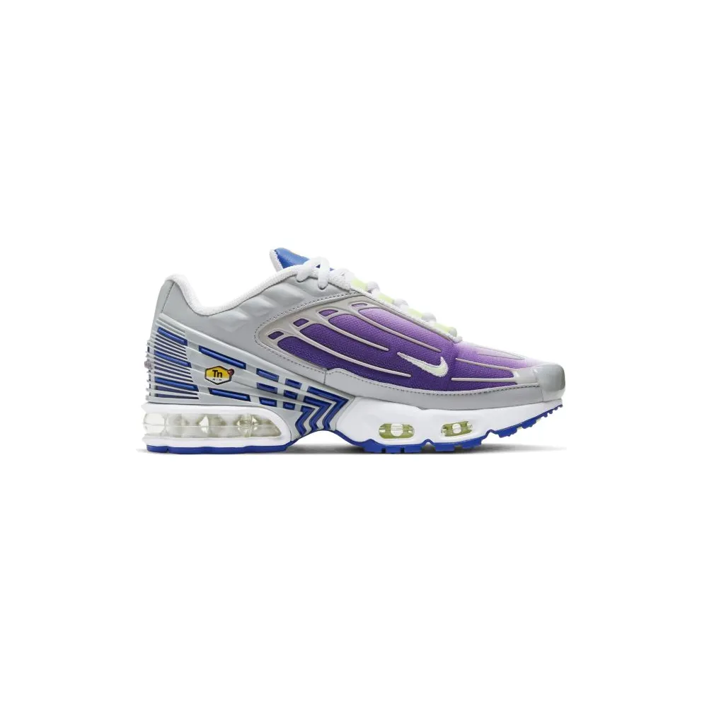 Nike Air Max Plus 3 Light Smoke Grey (GS) Light Smoke Grey/Purple Nebula/Hyper Blue (CD6871-006)