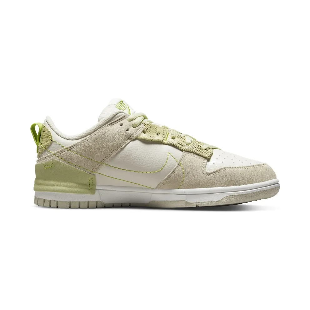 Nike Dunk Low Disrupt 2 Green Snake – “Phantom / Olive Aura / Vivid Green / Light Stone” (DV3206-001)