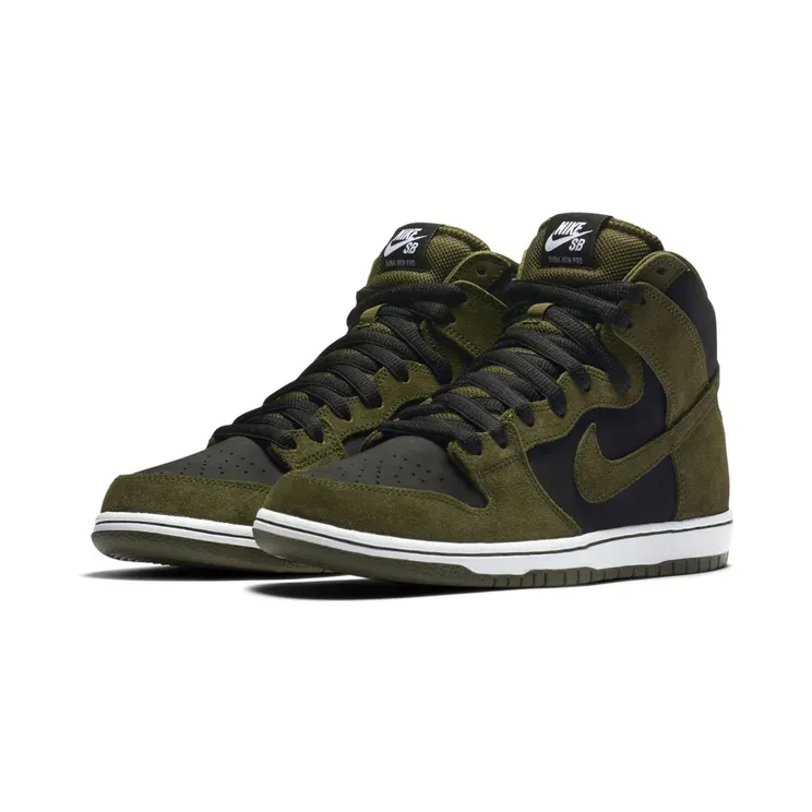 Nike SB Dunk High Pro Loden (2017) – “Medium Olive / Black / White” (854851-330)