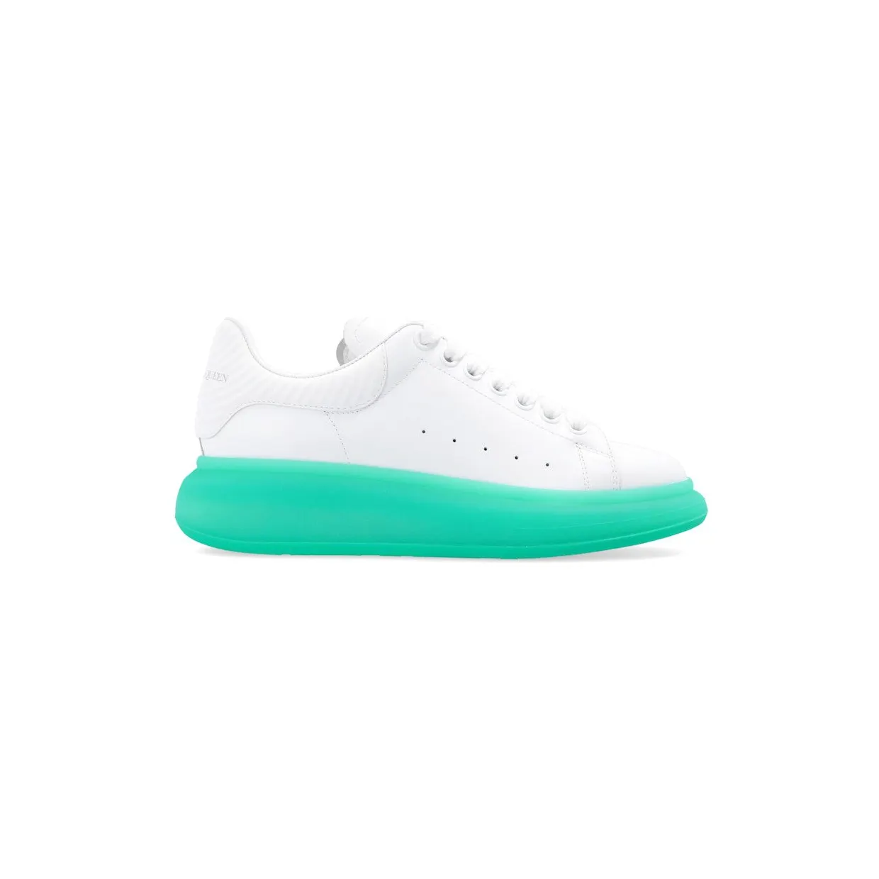 Alexander McQueen Oversized White Green Sole (682397 WIB94 9487)