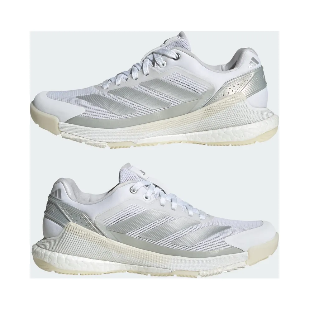 Adidas Crazyquick BOOST Padel Cloud White / Silver Metallic / Zero Metalic (JR4660)