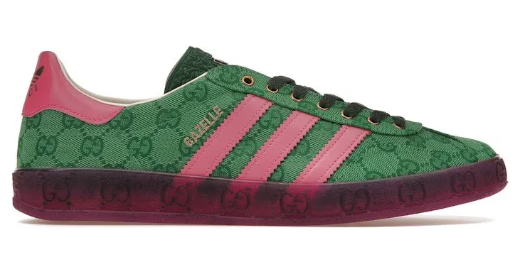 adidas x Gucci Gazelle Green GG Monogram (IE4795)