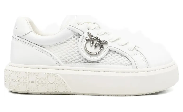 Pinko Yoko Appliqué Platform “White” (SS0181P132 YOKO 33 Z1B)