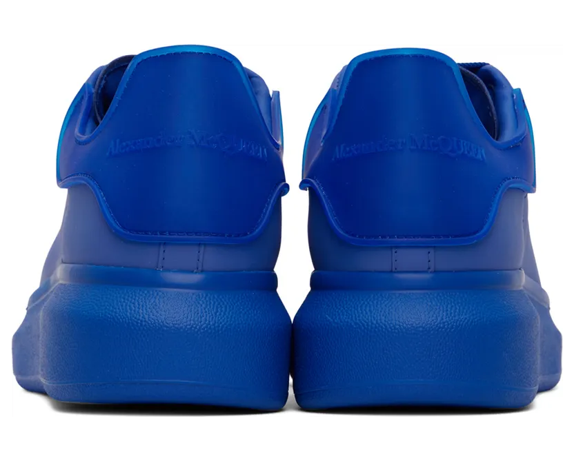 Alexander McQueen Blue Oversized Sneakers (727394WICGT) (2)