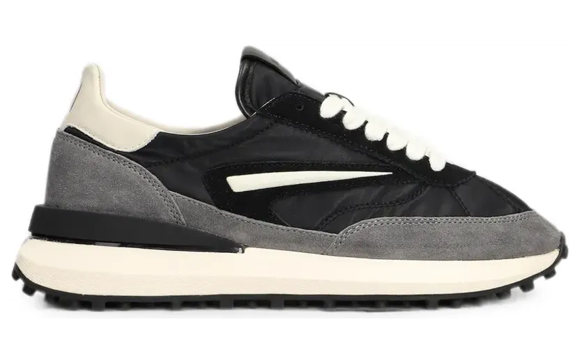 D.A.T.E. Athleta Sneakers aus Nylon – Schwarz (M451ATNYBK)