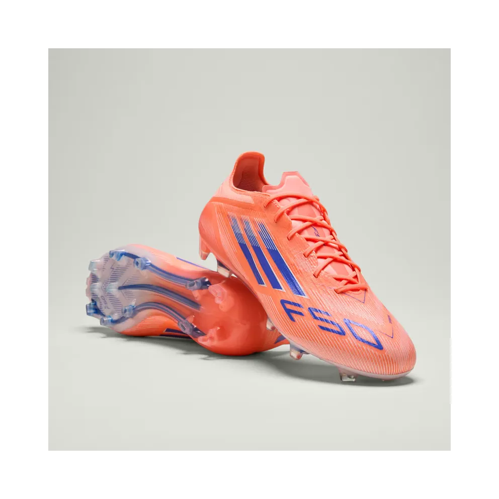 adidas F50 Elite Firm Ground Boots “Beam Orange / Lucid Blue / Cloud White” (JH7618)