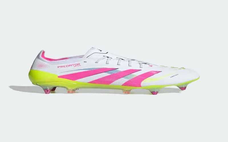 adidas Predator Elite SG Cloud White Lucid Pink Lucid Lemon (ID3849)