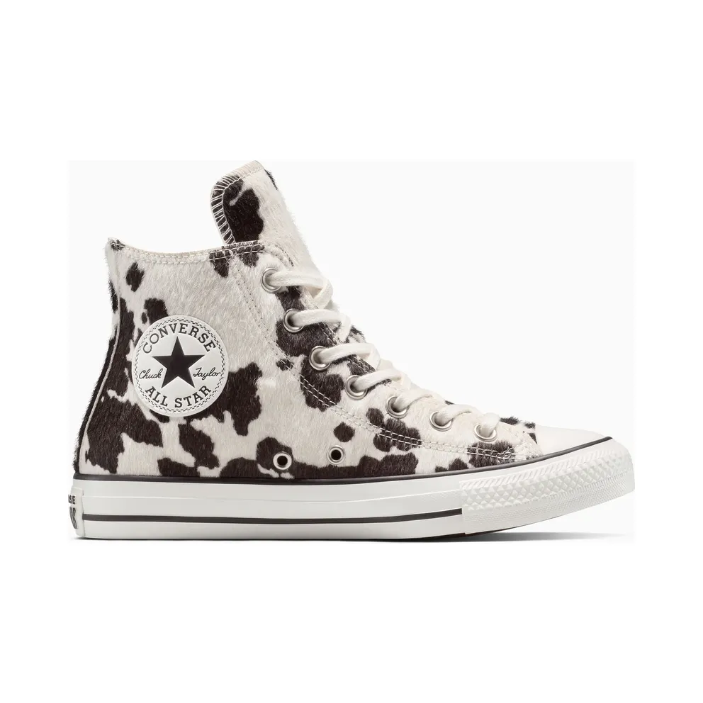 Converse Chuck Taylor All Star Cow Print Pony Hair Egret/Mudguard/Black (A17976C)