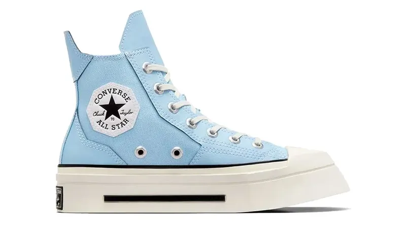 Converse Chuck 70 De Luxe Squared True Sky/Egret/Black (A07566C)