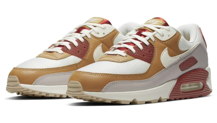 Nike Air Max 90 Rugged Orange / Sail / Wheat / Gum Light Brown (CV8839-800)