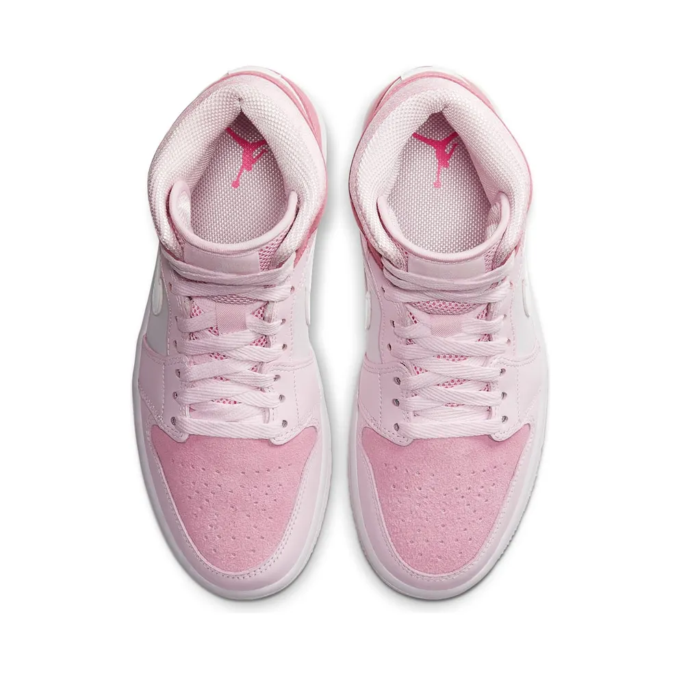 Air Jordan Womens Nike AJ I 1 Mid ‘Digital Pink’ (2020) (CW5379-600)