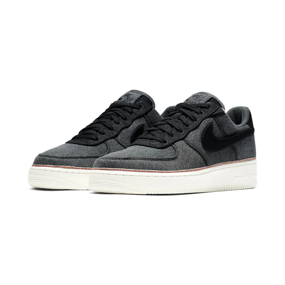 Nike x 3×1 Air Force AF 1 ‘Black Denim’ (2019) (905345-006)