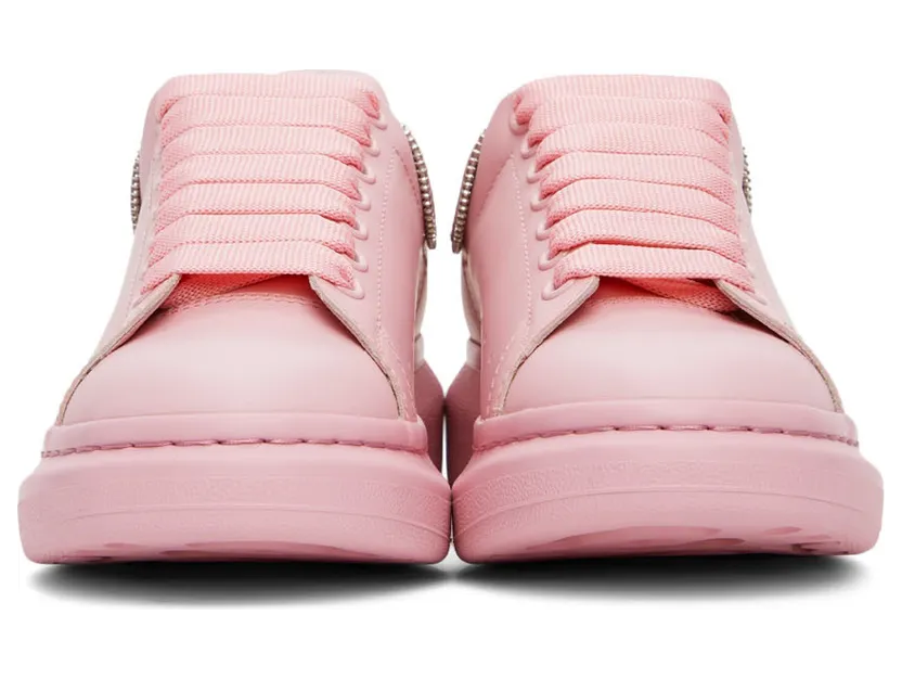 Alexander McQueen Pink Zip Oversized Sneakers (688521WIB9Y5806) (2)