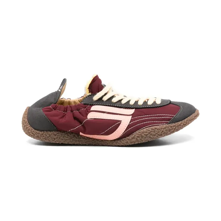 Puraai logo-patch panelled sneakers – Rosa (PU901C)