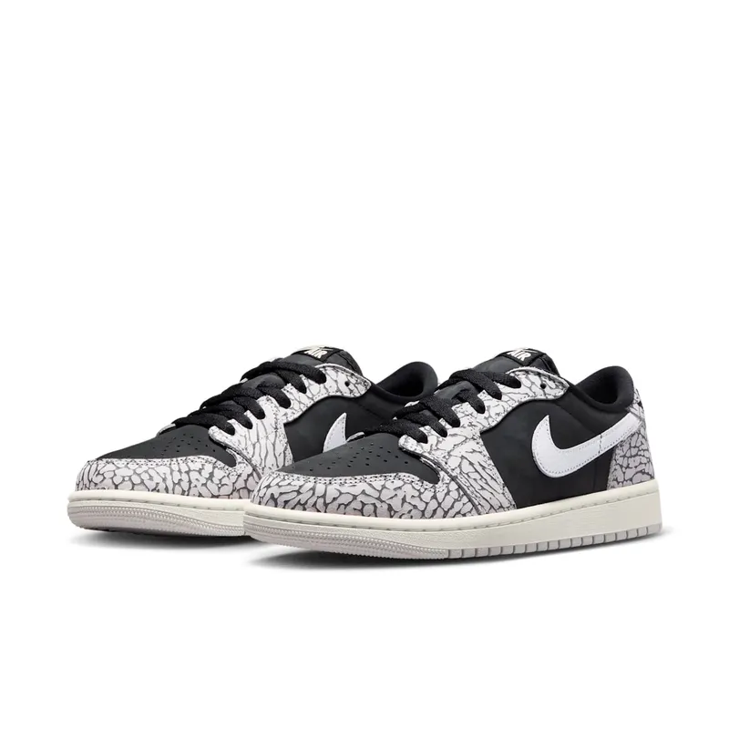 Jordan Air Jordan 1 Low “Black/Grey/White” (CZ0775-001)
