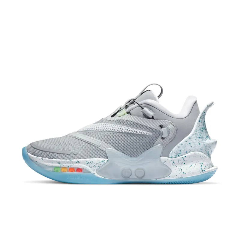Nike Adapt BB 2.0 Mag (US Charger) Wolf Grey/White-Light Aqua (BQ5397-003)