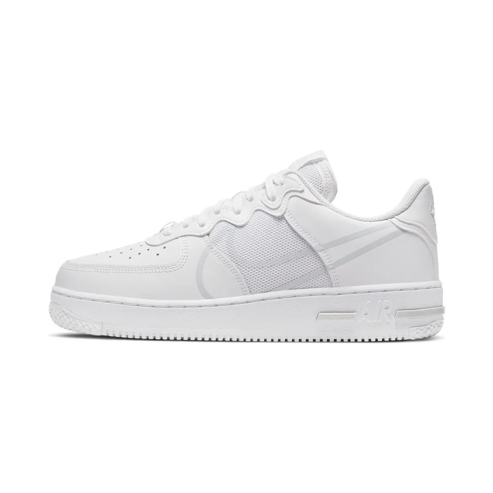 Nike Air Force 1 React White White/Pure Platinum (CT1020-101)