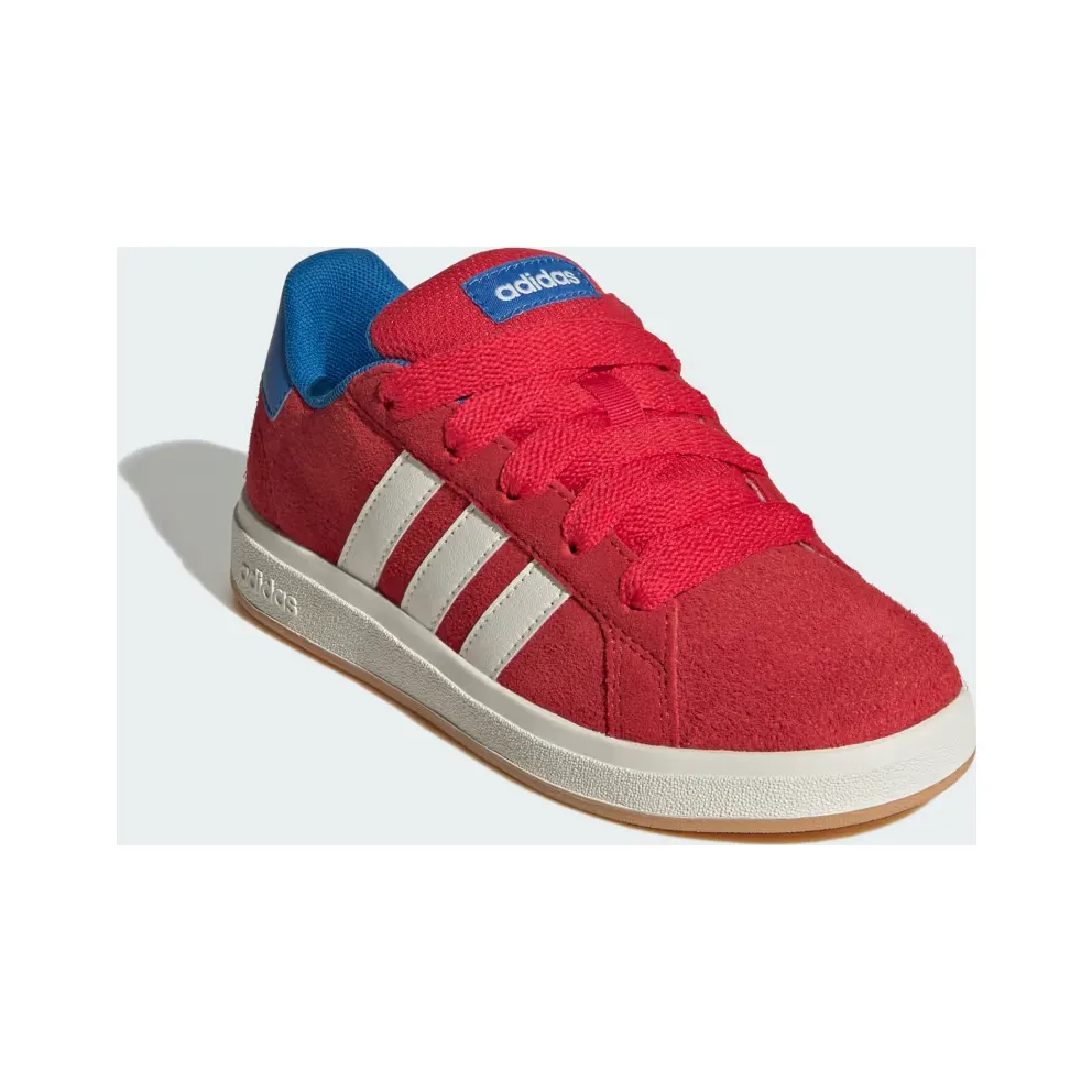 Adidas Grand Court Pure Ruby / Core White / Bright Royal (JR9848)