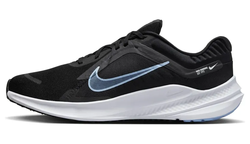 Nike Quest 5 Black White Cobalt Bliss (DD0204-006)