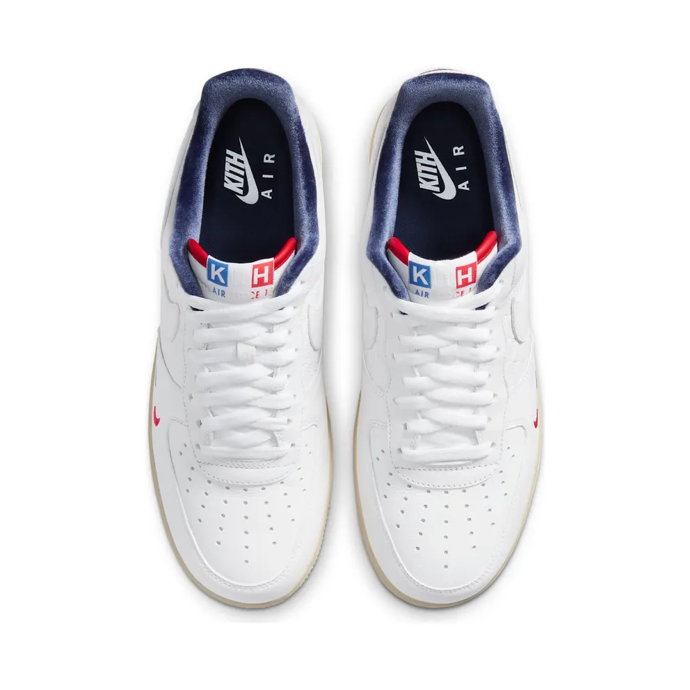 Nike Air Force 1 Low Kith Paris – “White / Red-navy” (CZ7927-100)